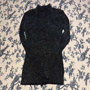 Navy Blue Sparkle Women's Sweater
